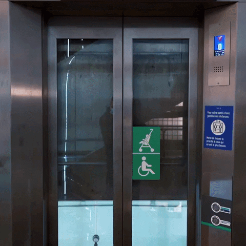 Ascenceurs GIF by RATP