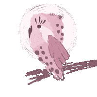 Art Bird Sticker