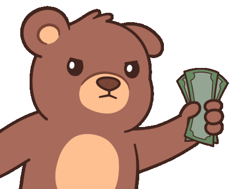 Give It To Me Money Sticker by BEARISH