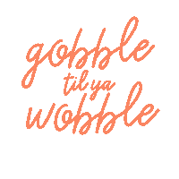 Thanksgiving Day Food Sticker