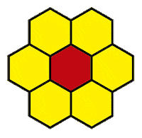 apisflora honey flora mel hive Sticker