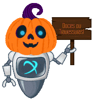 Trick Or Treat Halloween Sticker by Neomind