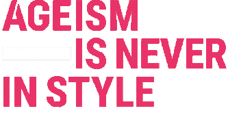 Pro Age Aging Sticker by Ageism Is Never In Style