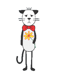 In Love Cat Sticker