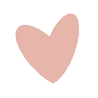 designs_bymoe_ heart pink peach designs by moe Sticker