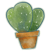 Plant Cactus Sticker