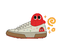 SupergaSingapore blink shoe sneaker slimy Sticker