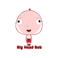Big Head Hug Sticker by BigHeadBob.com