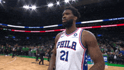 Looking Around Philadelphia 76Ers GIF by NBA