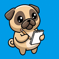 Drawing Write That Down GIF by Pugs