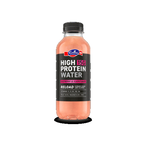 Stipo reload protein water emmi schweiz high protein water reload Sticker