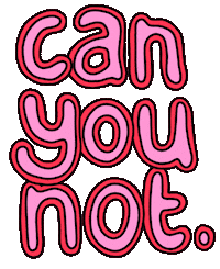 Can You Not Stop Sticker by Poppy Deyes