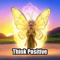 Wisdom Think Positive GIF by BuddhaFlyJourney