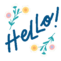 paola_koala hello hi flowers welcome Sticker
