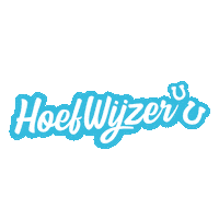 HoefWijzer paard paarden hoefijzer paardenyoutuber Sticker