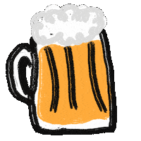 orindee party beer drinking orindee Sticker