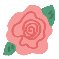 orindee summer flower rose spring Sticker