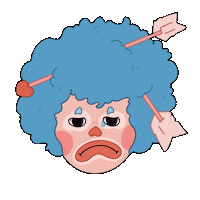Sad Sticker Sticker