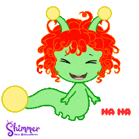 Ha Ha Lol Sticker by ShimmertheGlowworm