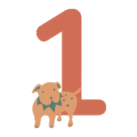 Dog Christmas Sticker by Wüfers