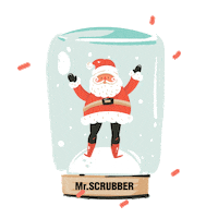 Christmas Santa Sticker by MrSCRUBBER