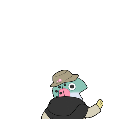 shimizukouen giphygifmaker jump hey fish Sticker