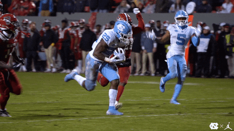 Touchdown Dive GIF by Carolina Football