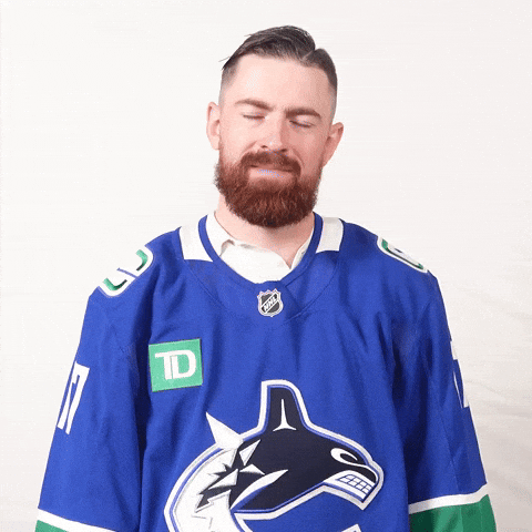 Sport Laugh GIF by Vancouver Canucks