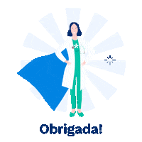 Obrigada Sticker by Doctoralia