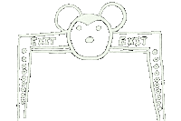 Disney Door Sticker
