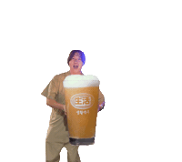 Beer Chicken Sticker by 생활맥주 Dailybeer