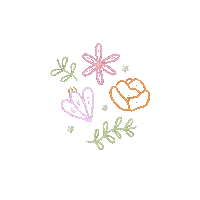 MaarStudio flowers colors garden flores Sticker