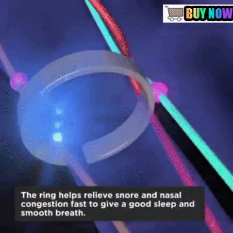 SmartyZebra giphygifmaker anti snoring ring GIF