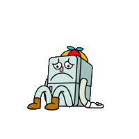 Sad Blue Mood Sticker by Nexio