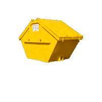 wirowittrock dump gelb container jumpy Sticker