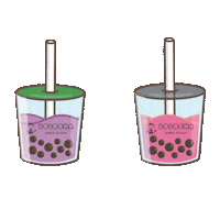 Boba Bobatea Sticker by Bobocha Bubble Tea Shop