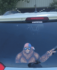 Peace Bigfoot GIF by WiperTags Wiper Covers