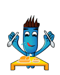Hungry Chicken Sticker