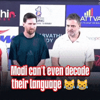 Lionel Messi Modi GIF by Indian National Congress