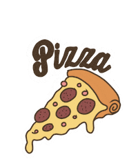 Pizza Sticker