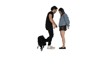 lalogilling dog dogs perro border Sticker