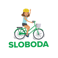 Pevex zdravlje bicikl pevex biciklijada Sticker