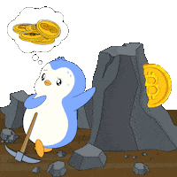 Money Bitcoin Sticker by Pudgy Penguins