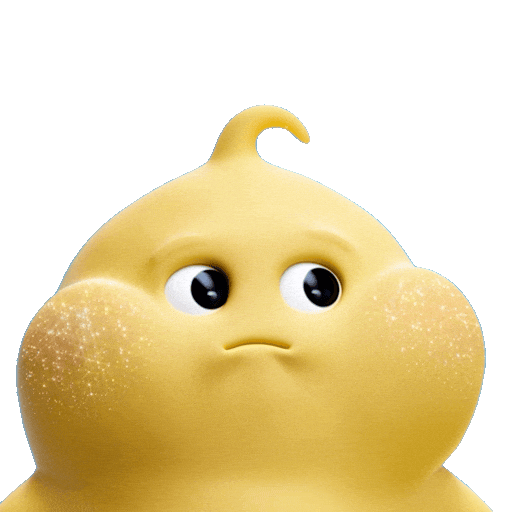 Suspicious 3D Sticker by Butter baby