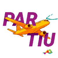RIOgaleao airport partiu aviao aeroporto Sticker