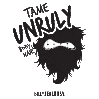 BillyJealousy sticker angry hair beard Sticker