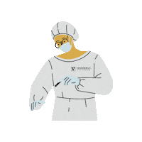 Medical School Sticker by Vanderbilt University