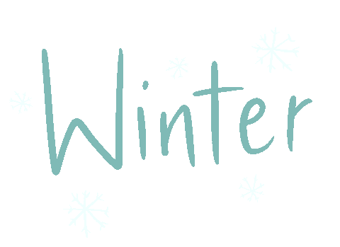 StanBDesigns giphyupload snow typography winter Sticker