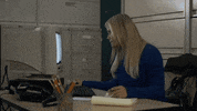 Working Alison Sweeney GIF by Hallmark Mystery