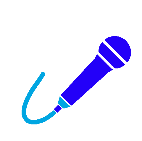 Microphone Sticker by WFHomie